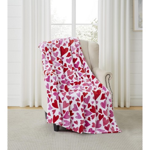 Valentines throw online blanket