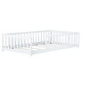 Grungis Twin Size Floor Bed for Kids,Modern Wood Toddler Bed with Heightened Safety Guardrails,Montessori Bed for Bedroom - 4 of 4