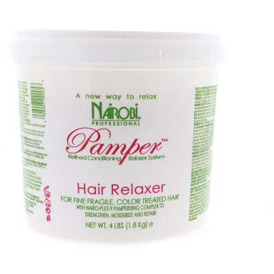 Nairobi Pamper Hair Relaxer, 64 oz