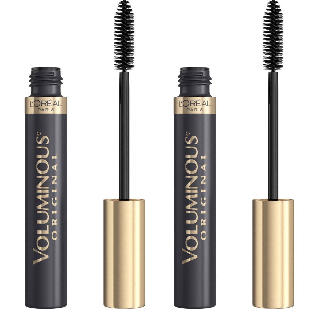 Photos - Mascara LOreal L'Oreal Paris Voluminous Original  Blackest Black - 2pc/0.56 fl oz 