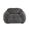 Grungis Bean Bag Chair,Beanbag Chair with Soft Fabric,Adult Lounge Sofa,Comfy Couch for Living Room Bedroom - 4 of 4