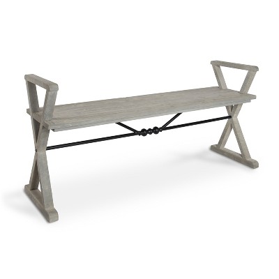 Kate And Laurel Travere Wood Bench : Target