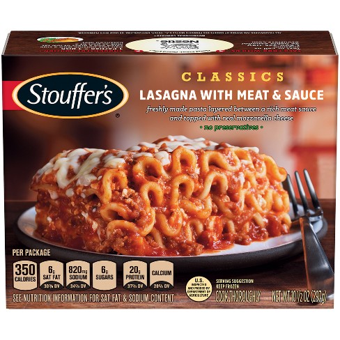 is stouffers lasagna fully cooked