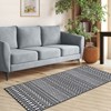 Modern Washable Hallway Runner,Bohemian Rugs ,Non-Slip Non-Shedding Kitchen Entrway Bathroom Floor Mat for Living Room Bedroom - 4 of 4