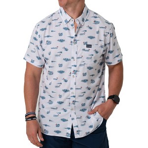 Burlebo Men's Performance Short Sleeve Button Up Shirt - 1 of 4