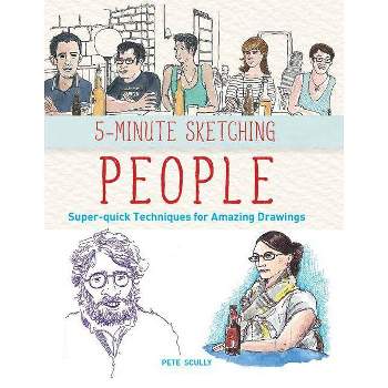 Sketching Book. People in Architecture: Creative Fun Drawings for Grownups  & Teens Relaxation (Paperback)