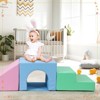 Soft Foam Climbing Blocks for Toddlers - 4 Piece Indoor Play Set - 2 of 4