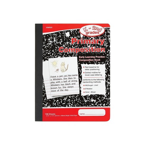 Staples Primary Composition Book 9 3 4 X 7 1 2 Target