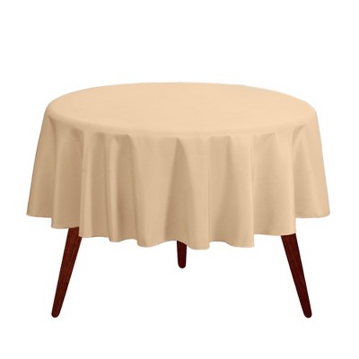 Gee Di Moda Round Tablecloth - Heavy Duty Washable Polyester
