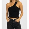 Women's CABLEKNIT ONE SHOULDER SWEATER TOP - CRESCENT - 2 of 4
