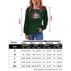 Coolmee Womens Christmas Tree Sweatshirt Crewneck Long Sleeve Holiday Blouse Tops Winter Clothes - 3 of 3