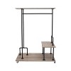 Organize It All Pipe Line Closet Organizer: Brown Garment Rack, MDF & Metal Frame, 64.5" Height, Closet System - 3 of 4