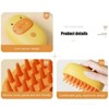 BABYYER Steamy Pet Brush with Release Button and Tank,Pet Spa Brush for Dogs Cats,Self Cleaning Steam Brush for Removing Tangled and Loose Hair - 3 of 4