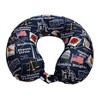 WOLF State Souvenir Printed Spandex Memory Foam Travel Neck Pillow - 2 of 3