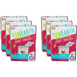YumEarth Fruit Snack Tropical Organic - Case of 6 - 3.5 oz - 1 of 2