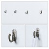Unique Bargains DIY Bag Bathroom Robe Metal Hooks Bronze Tone 5 Pcs - 2 of 3