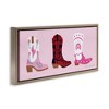 Stupell Industries Various Cowgirl Boots Floating Frame Canvas Art - 2 of 4
