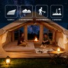 BAOURE 9.83ft x6.83ft x6.5ft Inflatable Camping Tent with canopy , 4 Season Waterproof Windproof, Clear Skylight 420D Oxford Waterproof Air Tent - 4 of 4