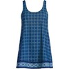 Lands' End Women's Scoop Neck Mini Swim Dress One Piece Swimsuit - 3 of 4