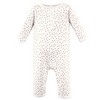 Hudson Baby Infant Girl Cotton Coveralls 3pk, Heart - 4 of 4