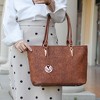 MKF Collection Edelyn Embossed M Signature Vegan Leather Women’s Tote Bag by Mia K – 4 Pcs set - 3 of 4