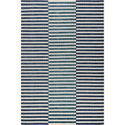 Frenshe Interiors x Rugs USA - Ciela Striped Indoor and Outdoor Area Rug