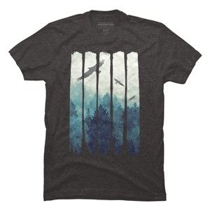Men's Design By Humans Up From Above By NomAdartStudio T-Shirt - 1 of 4