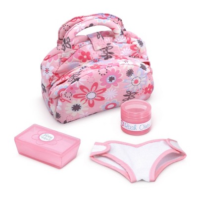 Melissa Doug Mine To Love Doll Diaper Changing Set With Bag Wipes Accessories 7pc Target