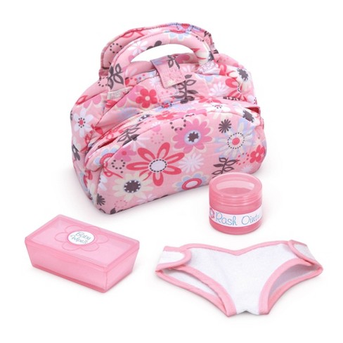 Baby doll diaper on sale bag with accessories