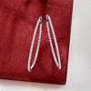 Ross-Simons 2.00 ct. t.w. Diamond Inside-Outside Hoop Earrings in Sterling Silver - 3 of 4