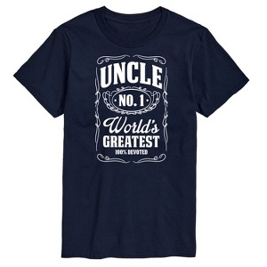 Men's - Instant Message - Uncle Worlds Greatest Short Sleeve Graphic T-Shirt - 1 of 4