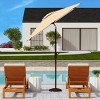 Athens 7.5 Ft Square Crank Umbrella - PAT8407 - Safavieh - 2 of 3