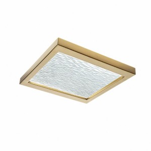 Norwell Lighting For-Square 1 - Light Flush Mount in  Satin Brass - 1 of 2