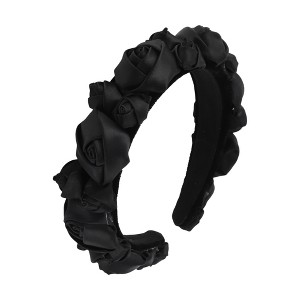 Unique Bargains Women's Elegant Flowers Headbands 1 Pc - 1 of 4