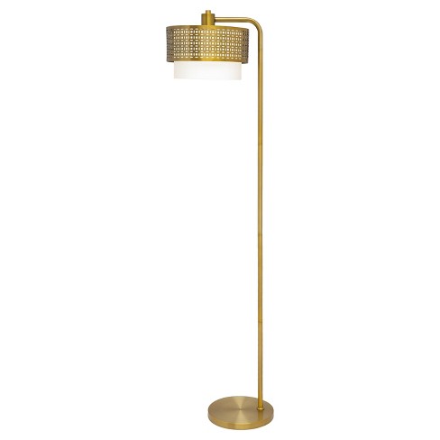 65.25" Ximena Drum Shade Floor Lamp Gold - River of Goods - image 1 of 4