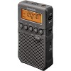 Sangean DT-800BK AM/FM/NOAA Weather Alert Pocket Radio (Black). - 3 of 3