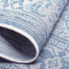Dahlia 5'2" x 7'2" Outdoor Patio Country Rug Blue/Gray - Nicole Miller: Loomed Polypropylene, Medallion Design - 4 of 4