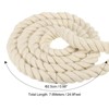 Unique Bargains Craft Railings Home Decor Tug of War Cotton Soft Elastic Washable Rope 1 Pc - 2 of 4