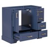 NicBex Bathroom Storage Cabinet without Sink Bathroom Cabinets with 1 Spacious Cabinet, 4 Storage Drawers for Bathroom - 2 of 4