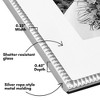 Americanflat Picture Frame with Mat & Rope-Style Textured Metal Detailing & Shatter-Resistant Glass - 3 of 4