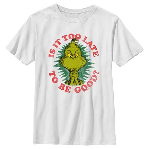 Grinch t shirt store boys