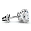 Pompeii3 1Ct TW Round Diamond Studs 14k Gold Lab Created - 3 of 4