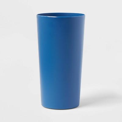 26oz Plastic Tall Tumbler Navy - Room Essentials™