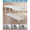 Stainless Steel NSF Commercial Work Prep Table Height Adjustable - 3 of 4