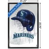 Trends International MLB Seattle Mariners - Drip Helmet 22 Framed Wall Poster Prints - 3 of 4
