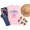 The Juniper Shop Florida The Sunshine State Youth Short Sleeve Tee - XL - Pink - 4 of 4