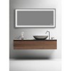 Vynxaria Contemporary LED Bathroom Mirror, Anti-Fog, 5mm Tempered Glass,60" x 28"inch - 3 of 4