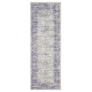 Vintage Boho Area Rugs, Vintage Washable Runner Rugs, Soft Modern Pastel Carpets for Living Room Bedroom Nursery Office Farmhouse - 1 of 4