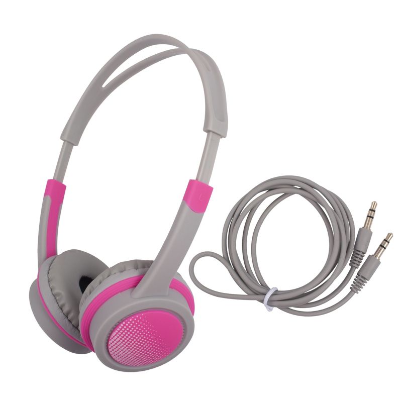 Insten Kids Headphones - 3.5mm Wired Cute Foldable On-Ear Earphones and Headset for Teens, Girls, Boys, Children & School, Pink, 4 of 10