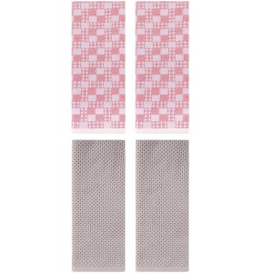 REGALWOVEN 4 Pcs Soft Absorbent Comfortable Waffle Design Hand Towel - 1 of 4